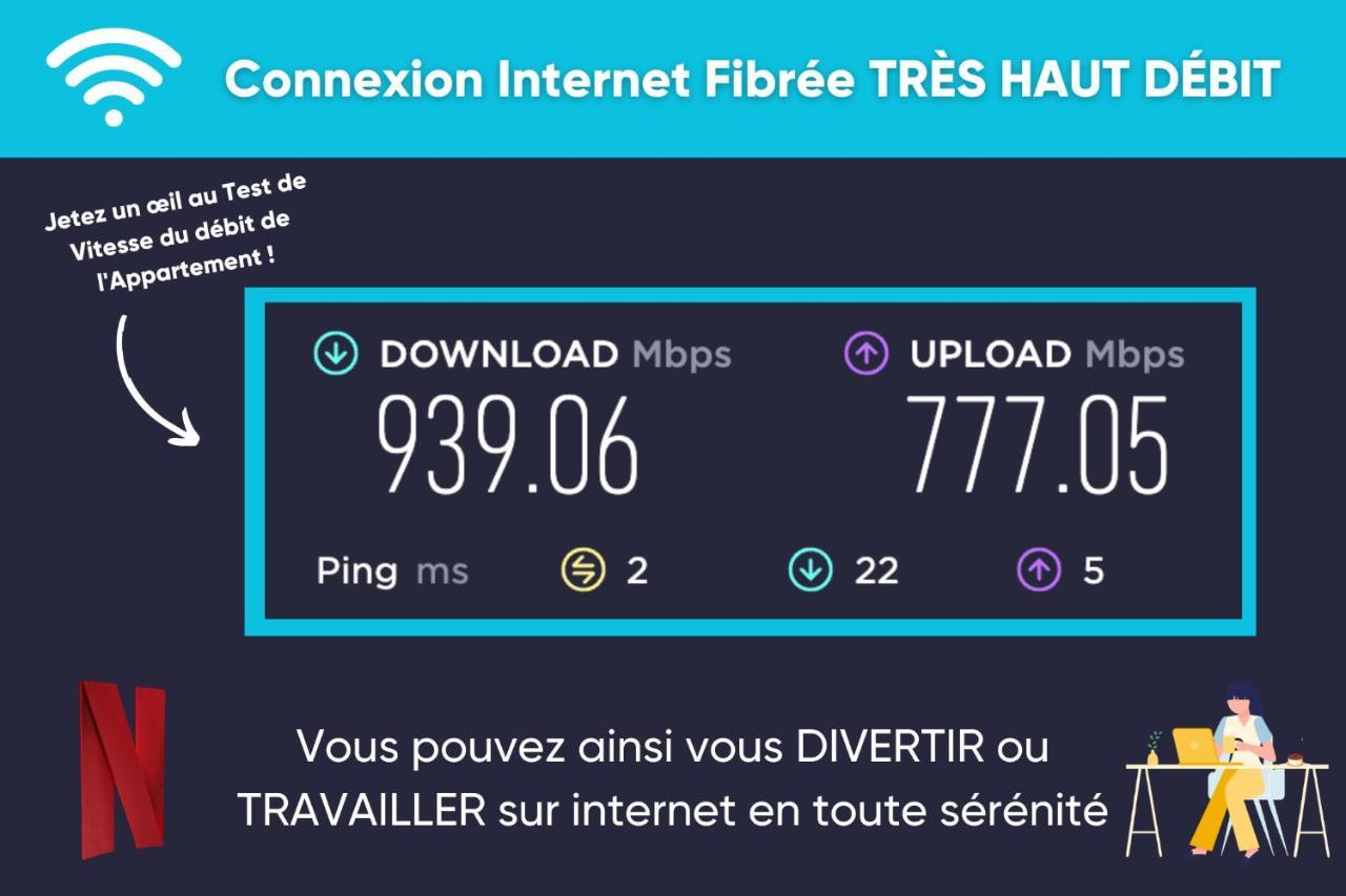 Cocon D'Hiver - Netflix & Wifi - Parking Gratuit - Check-In 24H24 - Kit Bebe Inclus - Emplacement Velos - Goodmarning Шалон-ан-Шампань Екстер'єр фото